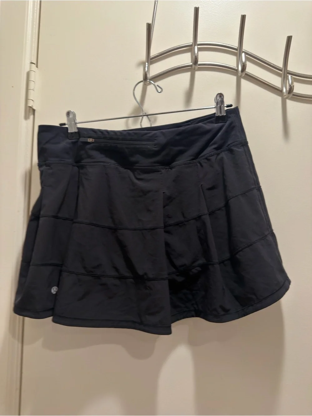 lululemon athletica Black Performance Skirt with Inner Shorts pace rivial skirt